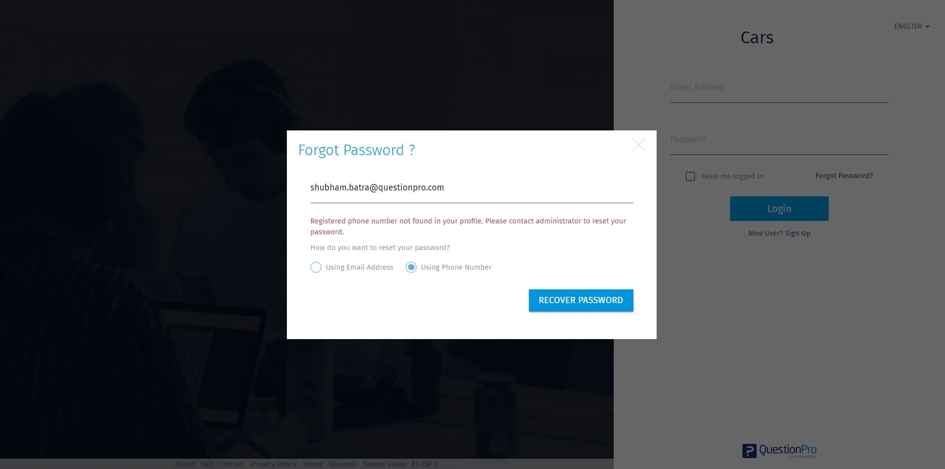 Survey Software Help Image