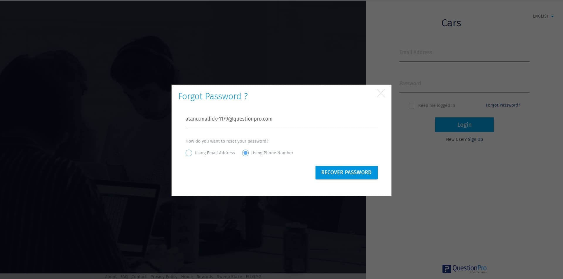Survey Software Help Image