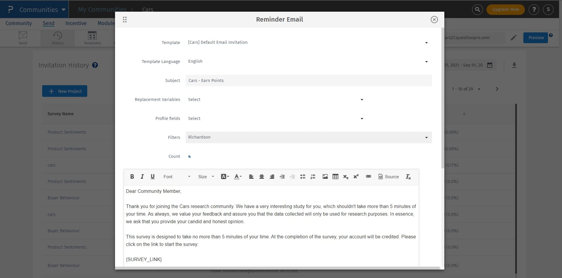 Survey Software Help Image