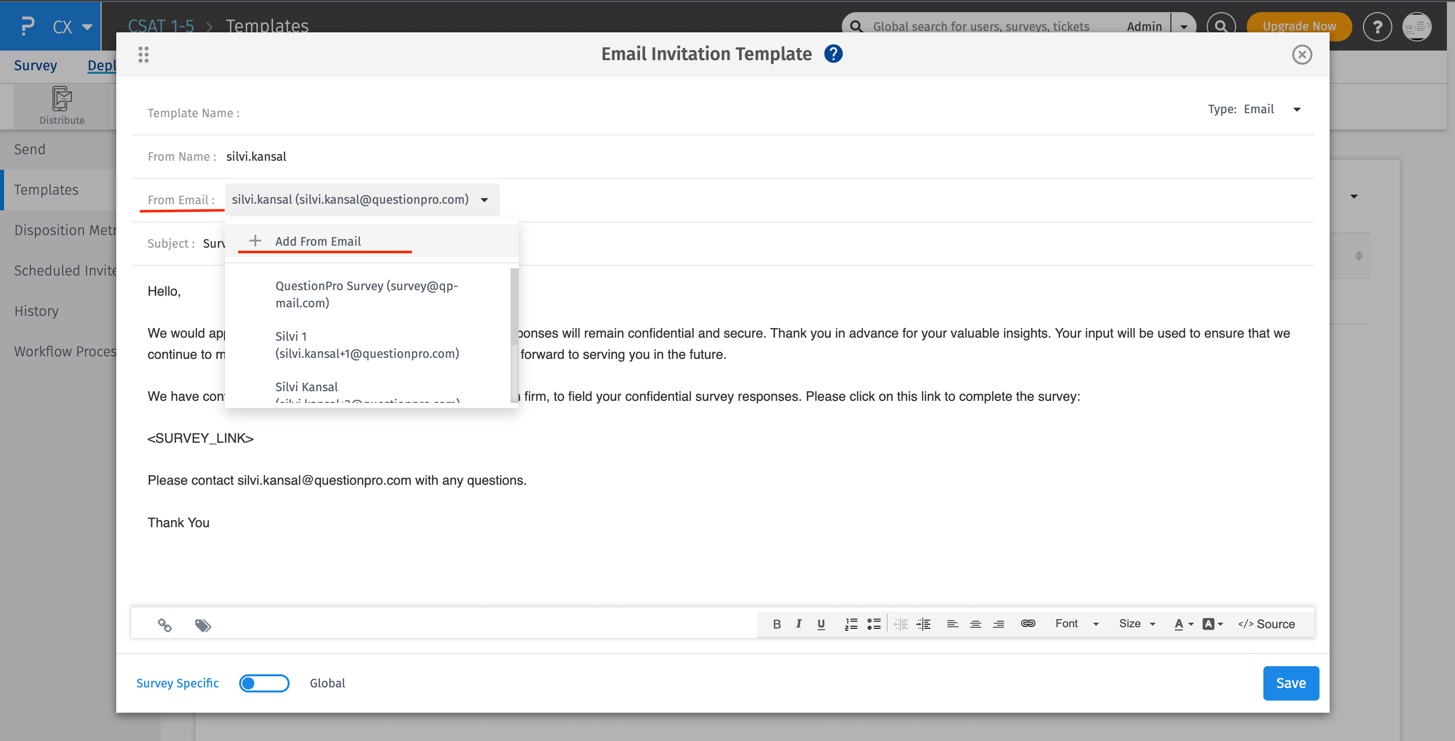 Survey Software Help Image