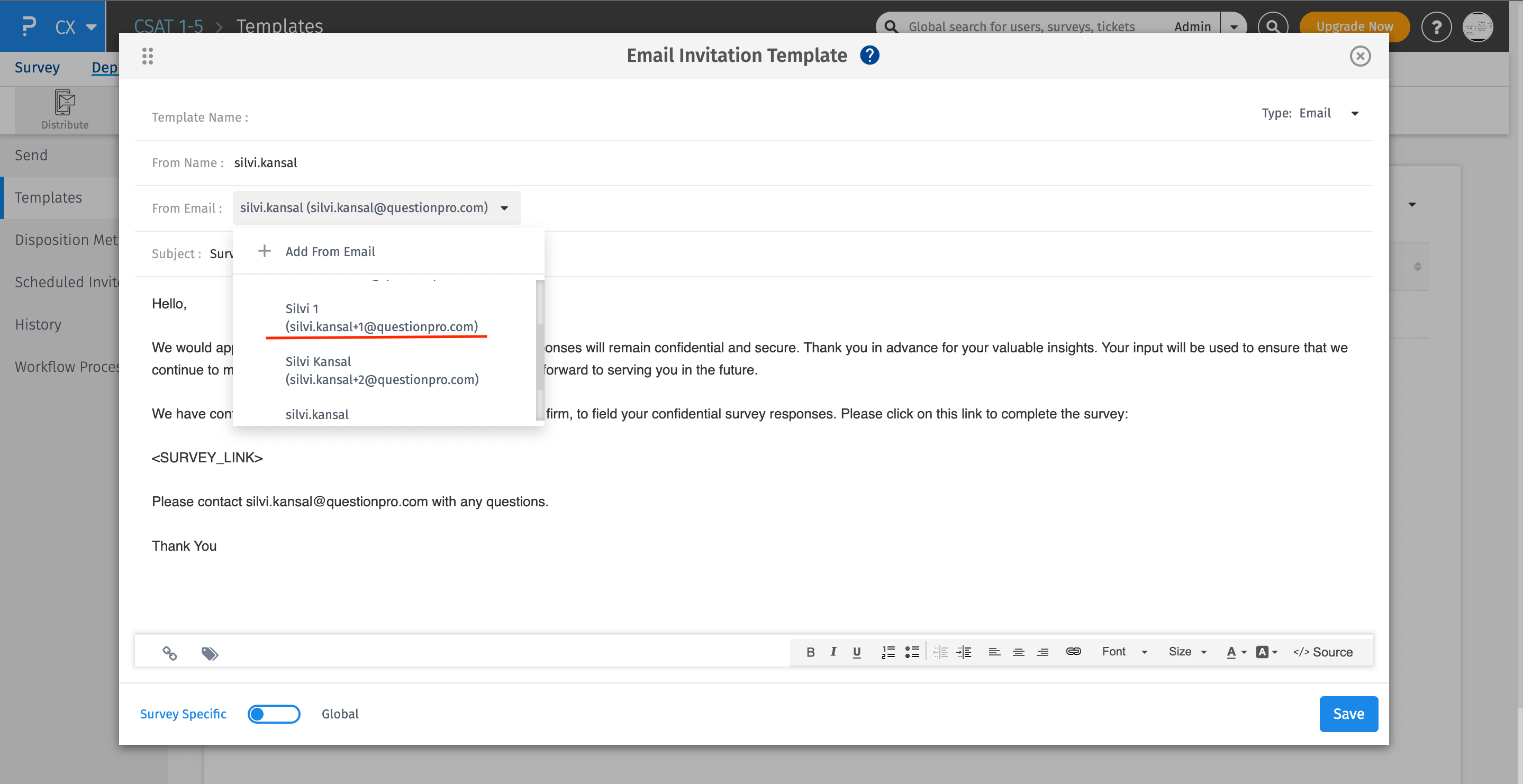 Survey Software Help Image