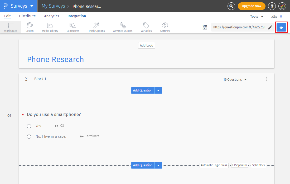 Survey Software Help Image