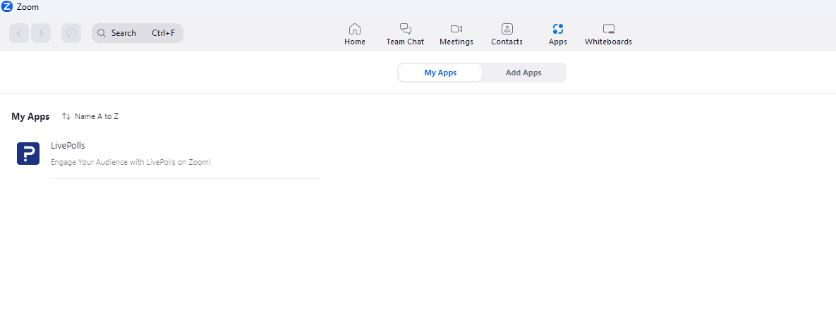 Documentation de l'application LivePolls Zoom | QuestionPro Help Document