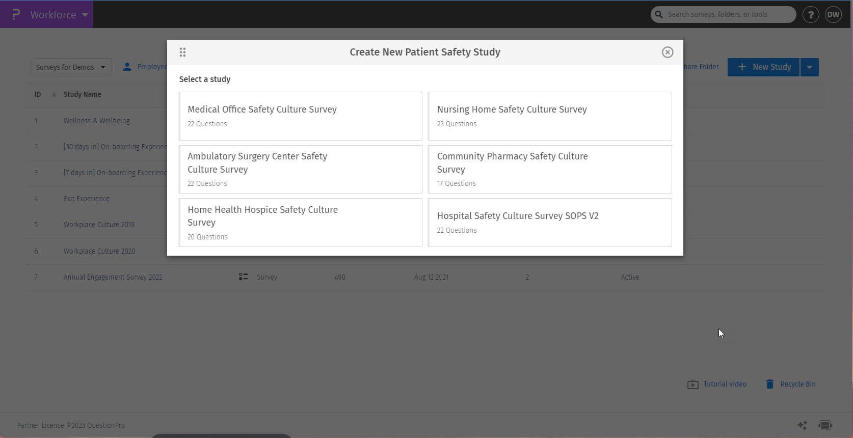 Survey Software Help Image