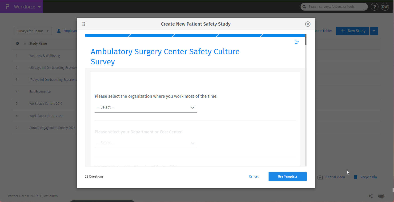 Survey Software Help Image