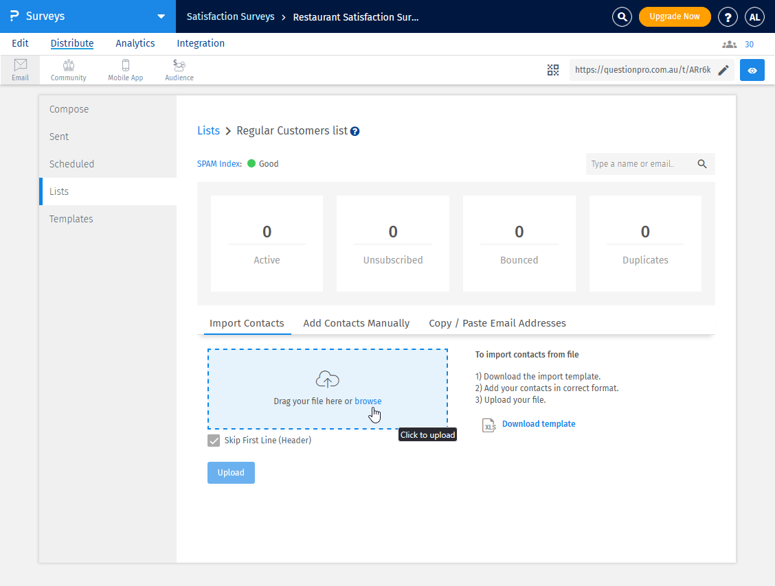 Survey Software Help Image