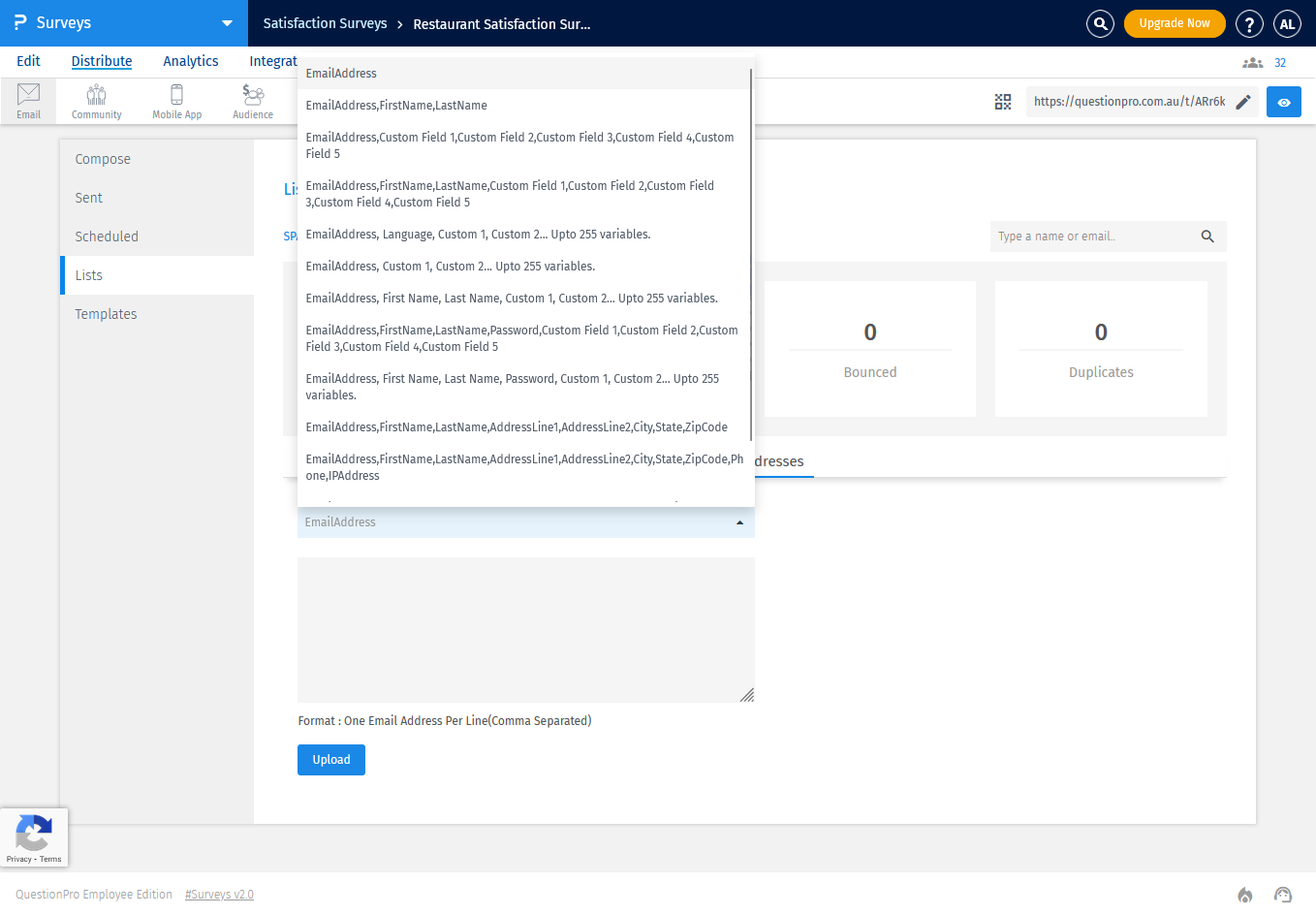 Survey Software Help Image