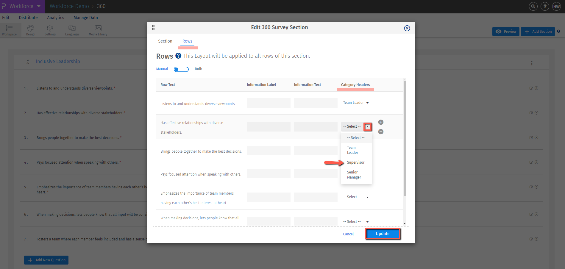 360 category header | QuestionPro Help Document