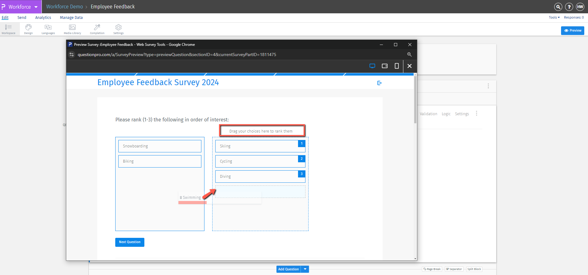 Survey Software Help Image