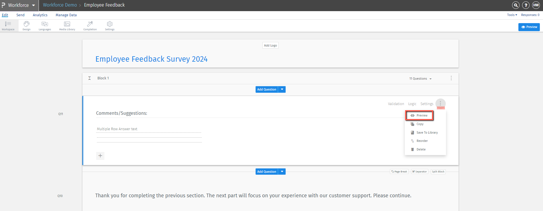 Survey Software Help Image