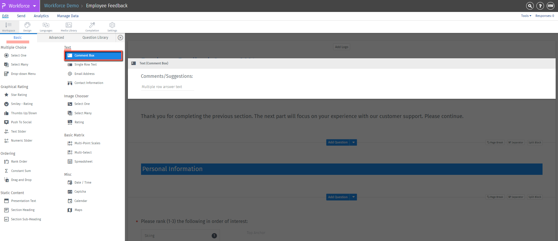 Survey Software Help Image