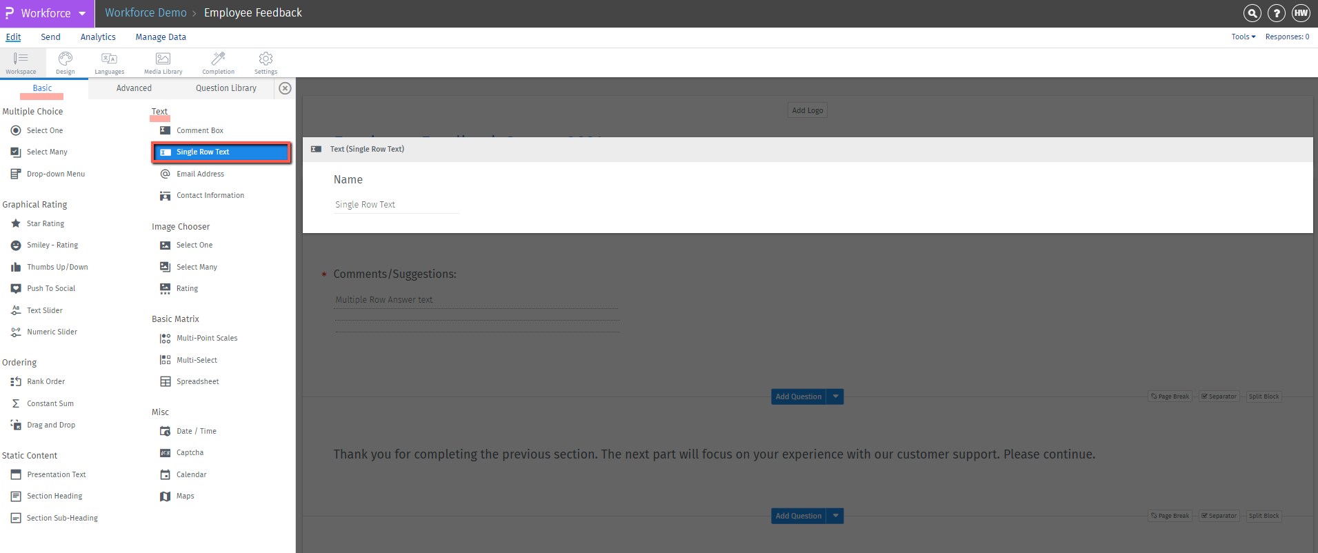 Survey Software Help Image
