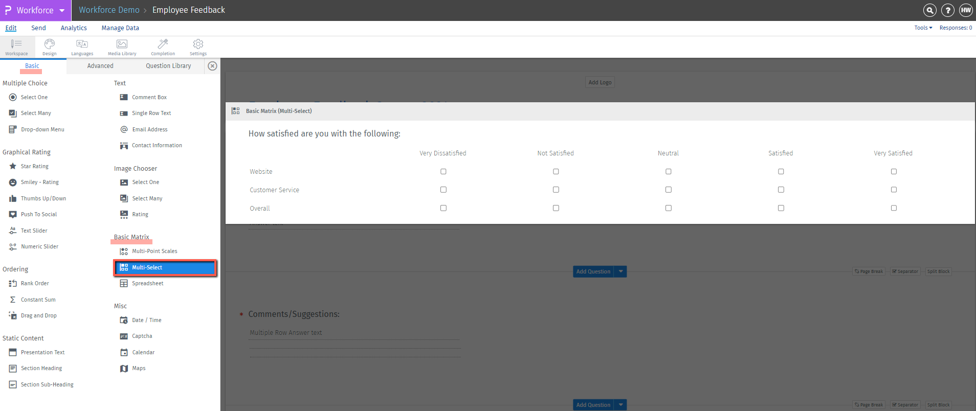 Survey Software Help Image