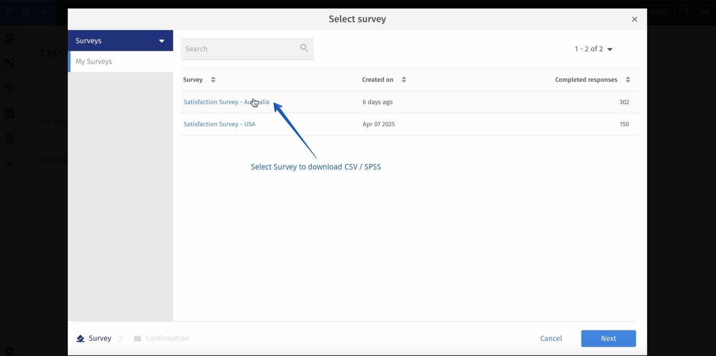 Survey Software Help Image