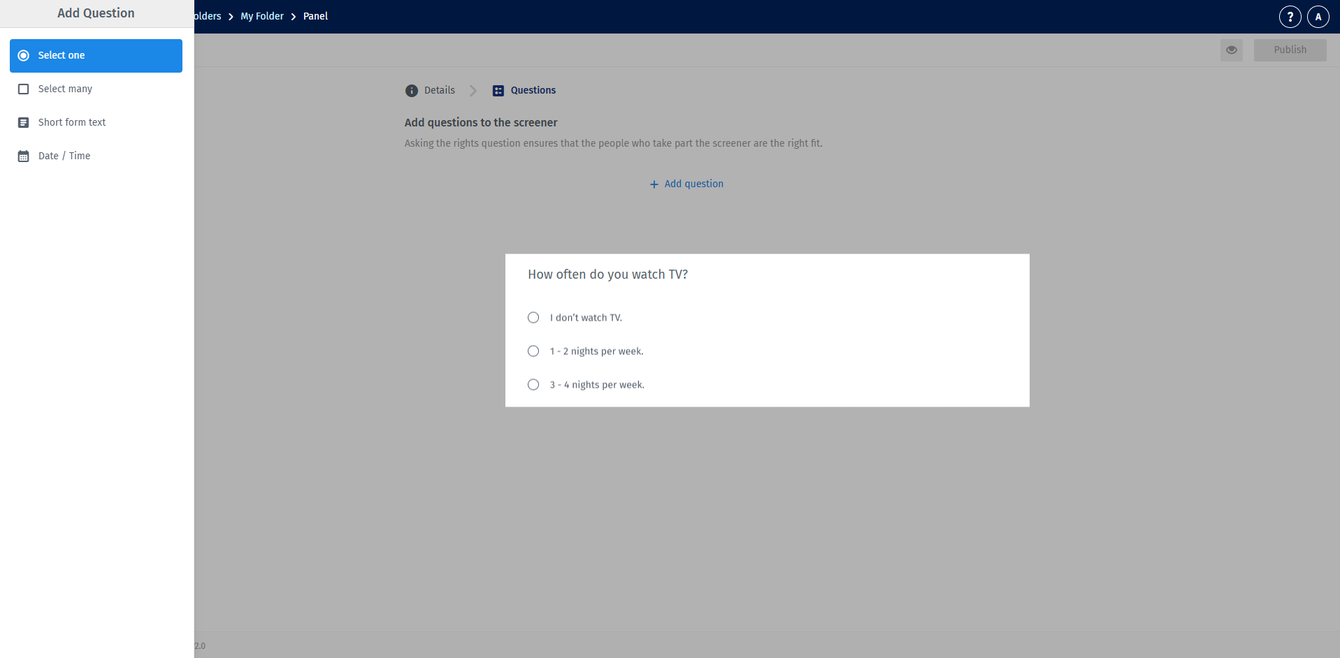 Survey Software Help Image