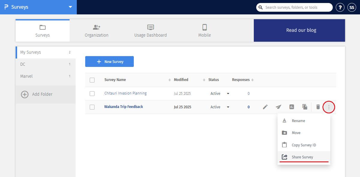 Survey Software Help Image