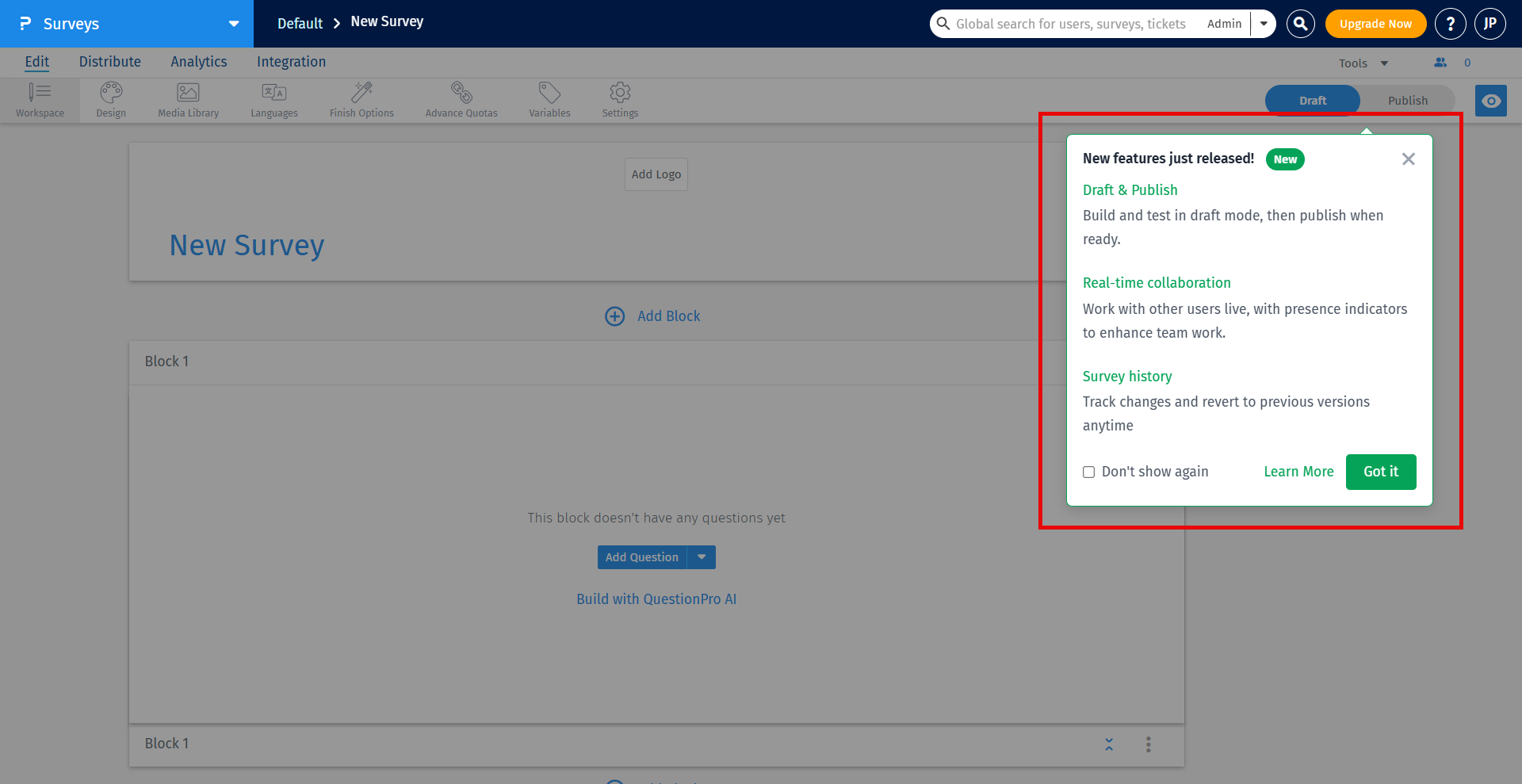 Survey Software Help Image