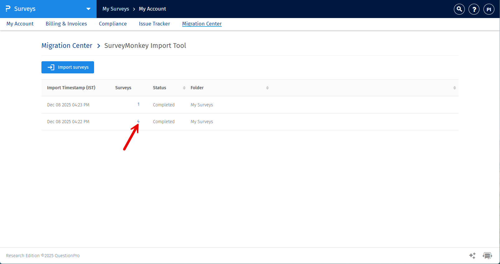 Survey Software Help Image