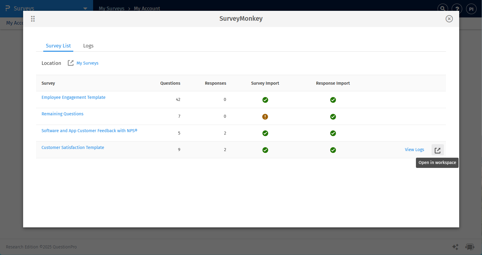 Survey Software Help Image