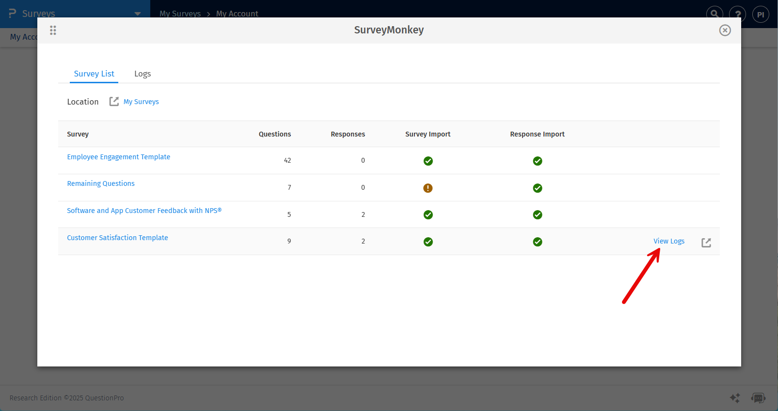 Survey Software Help Image