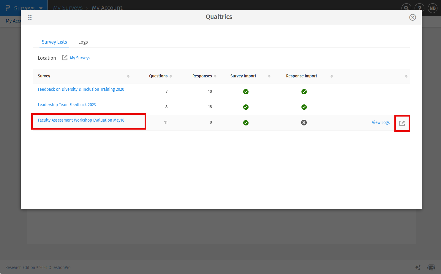 Survey Software Help Image