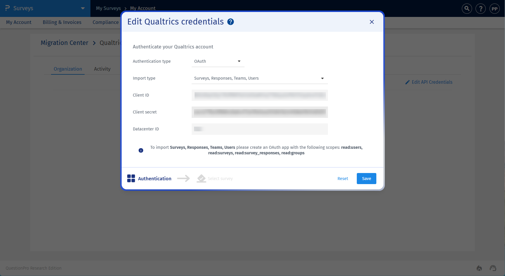 Survey Software Help Image