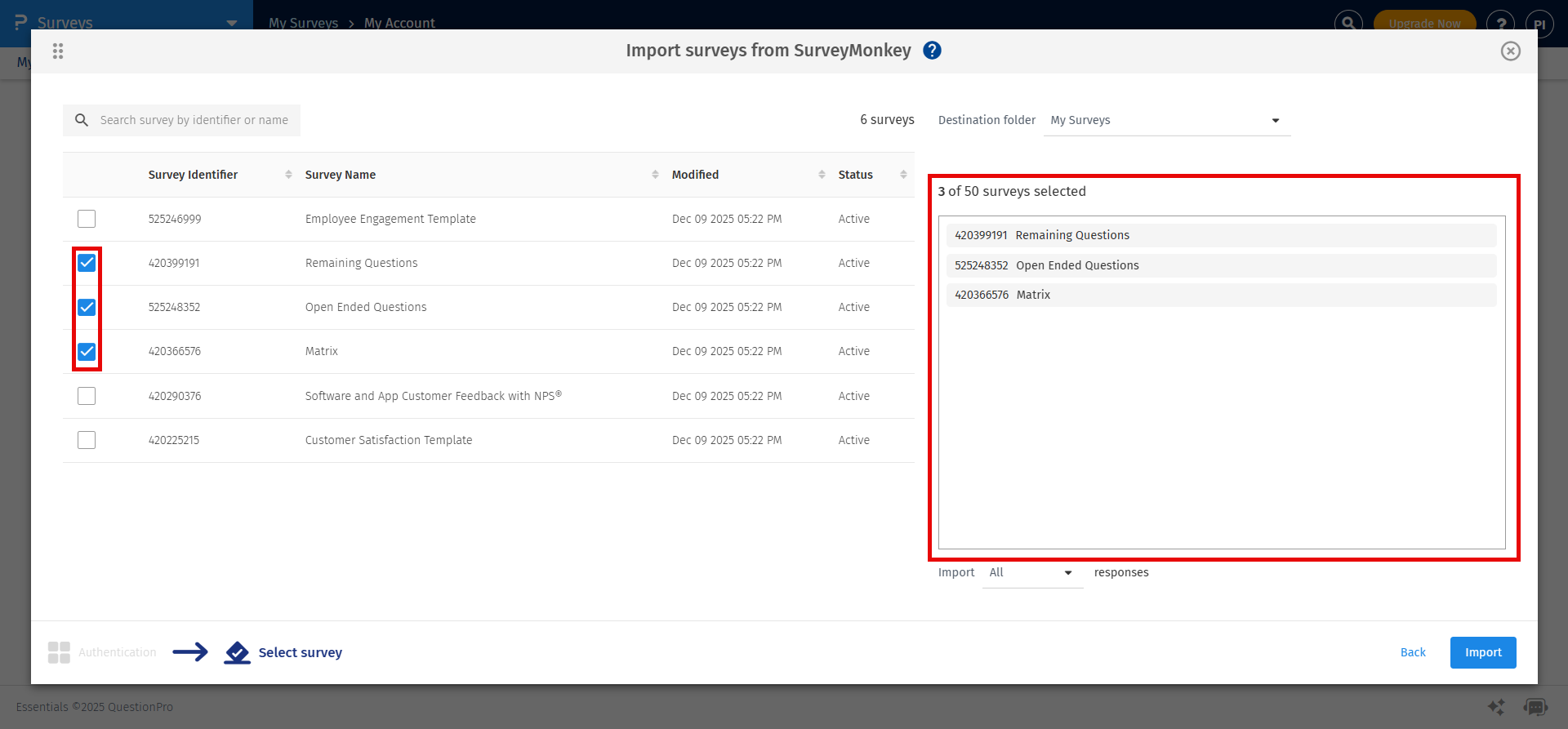 Survey Software Help Image