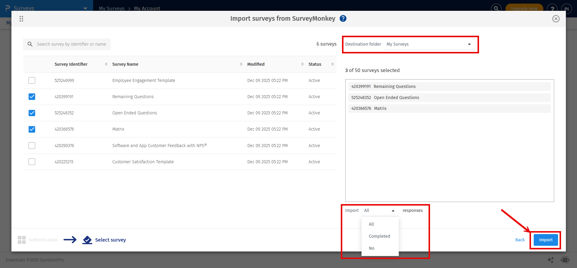 Survey Software Help Image