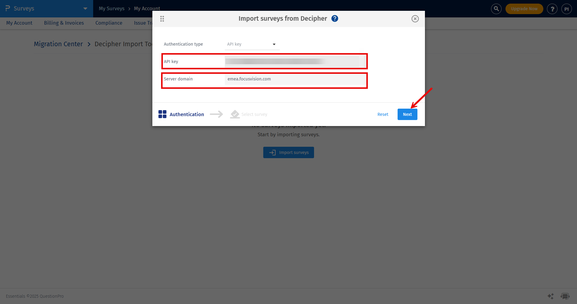 Survey Software Help Image