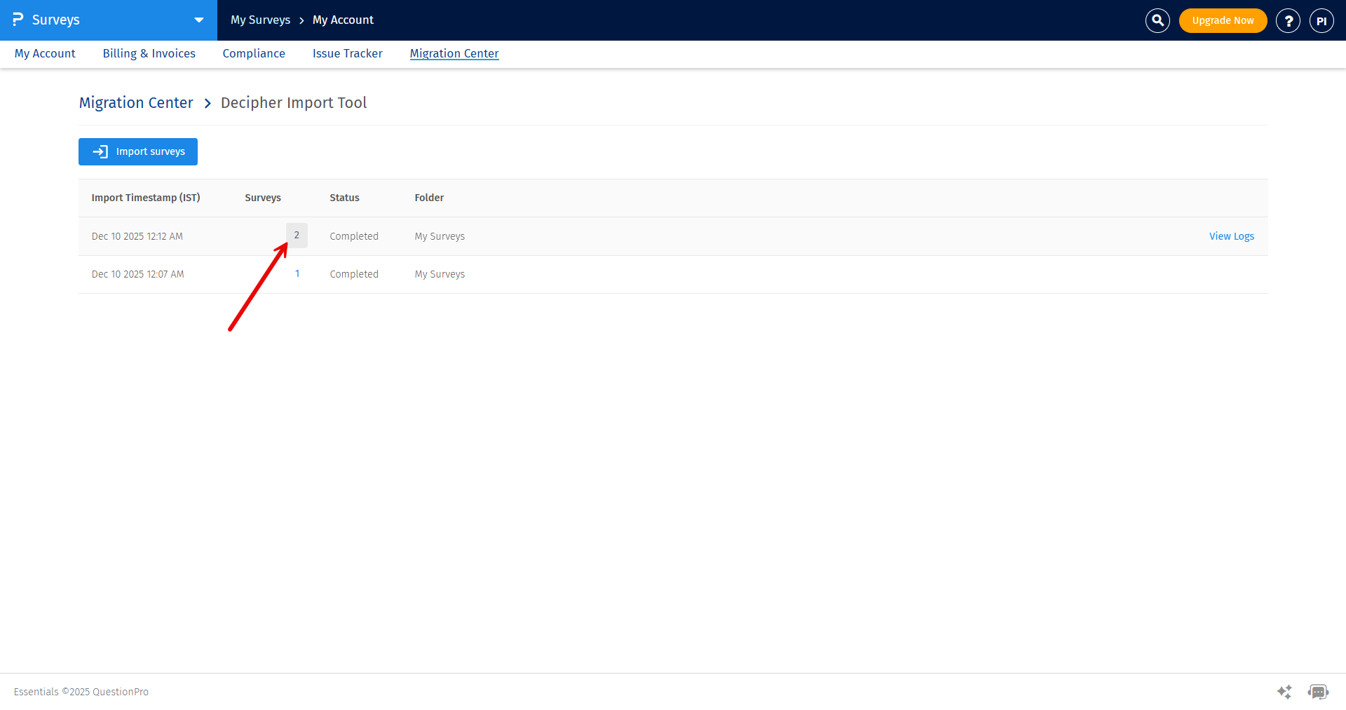Survey Software Help Image