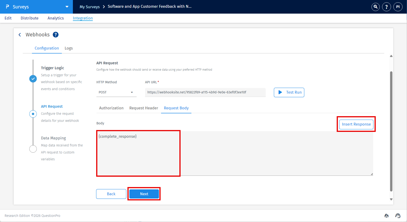 Survey Software Help Image