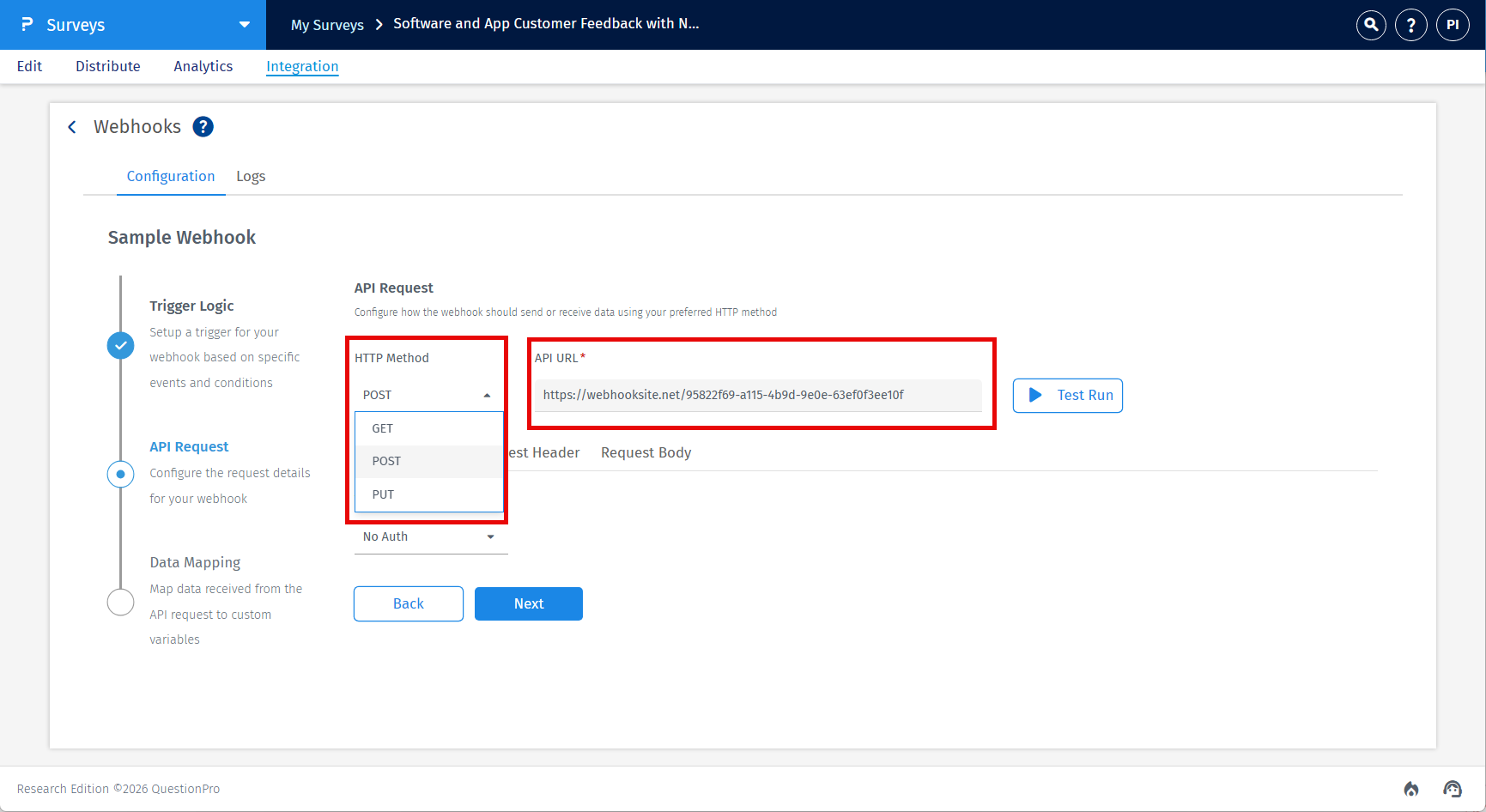 Survey Software Help Image