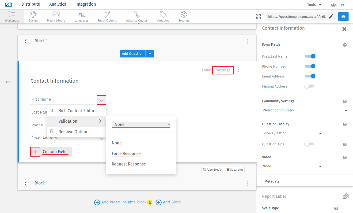 Survey Software Help Image
