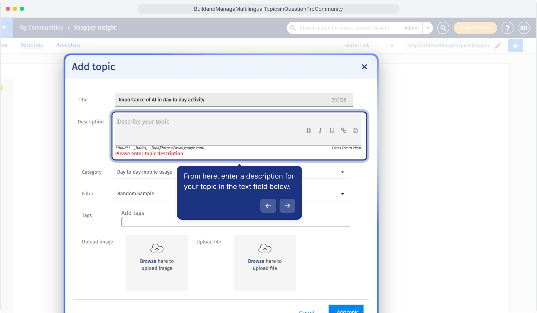 Survey Software Help Image