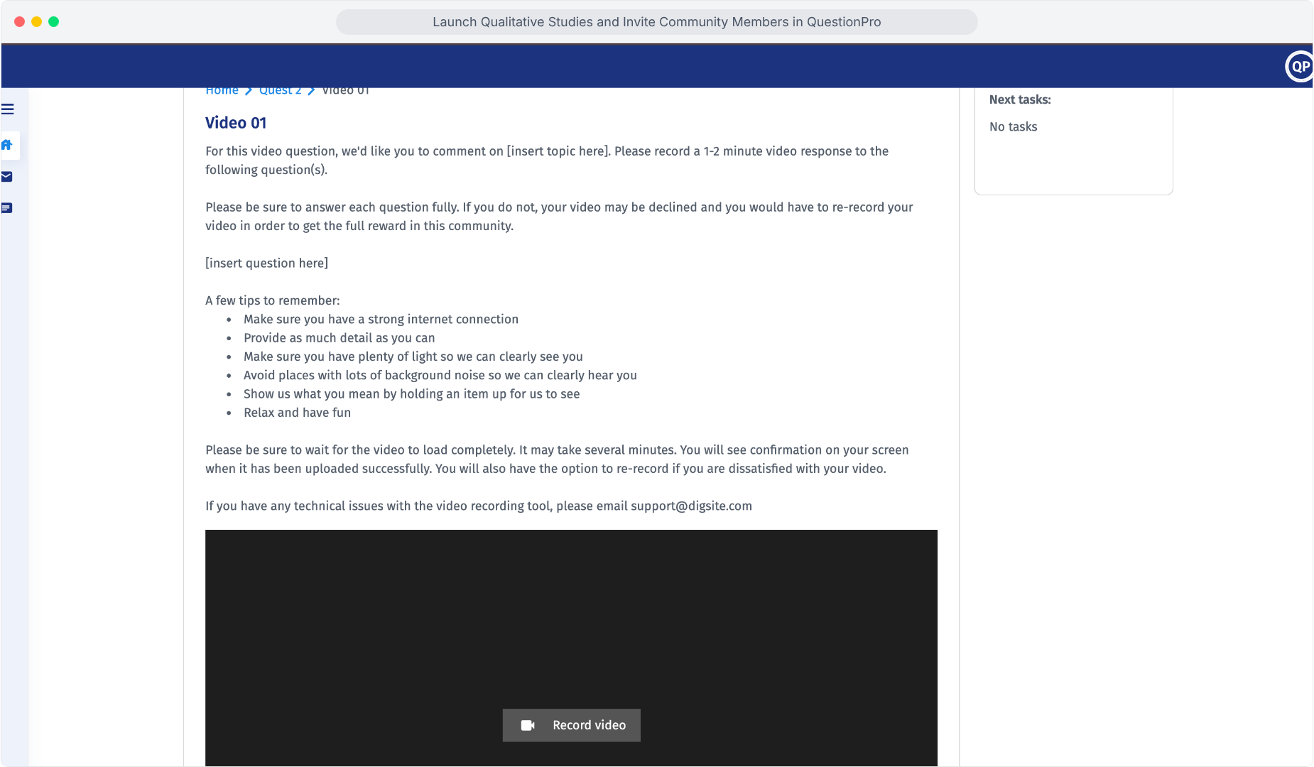 Survey Software Help Image