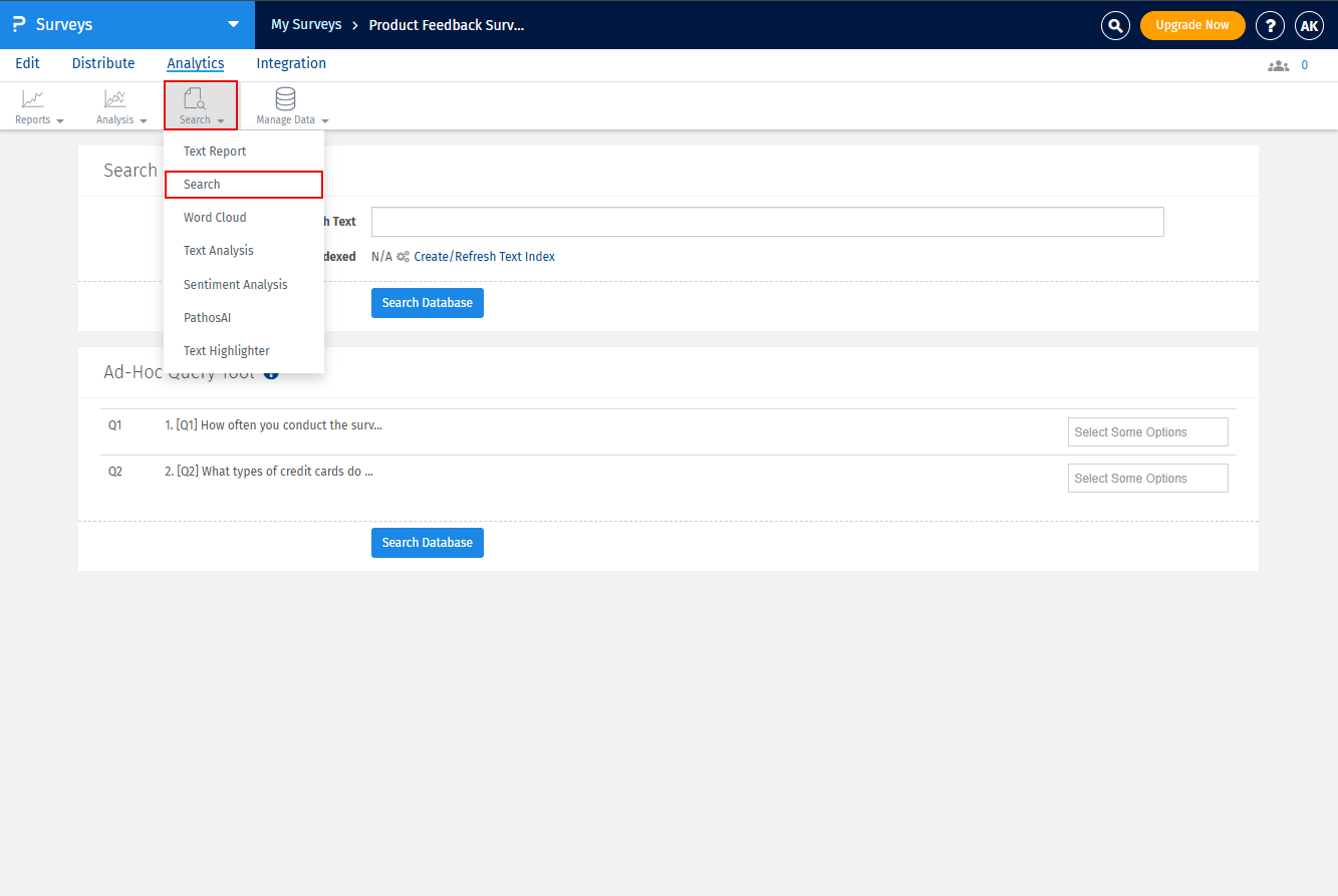 Survey Software Help Image