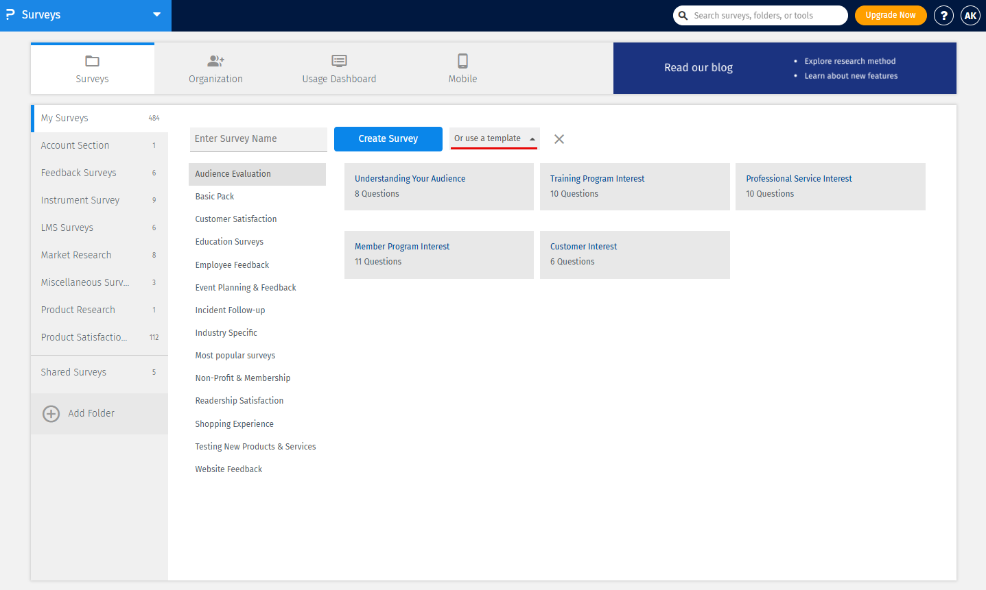 Survey Software Help Image