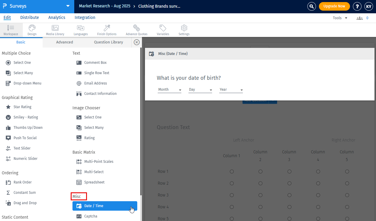 Survey Software Help Image
