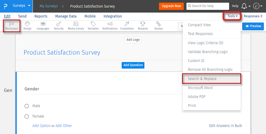 Survey Software Help Image