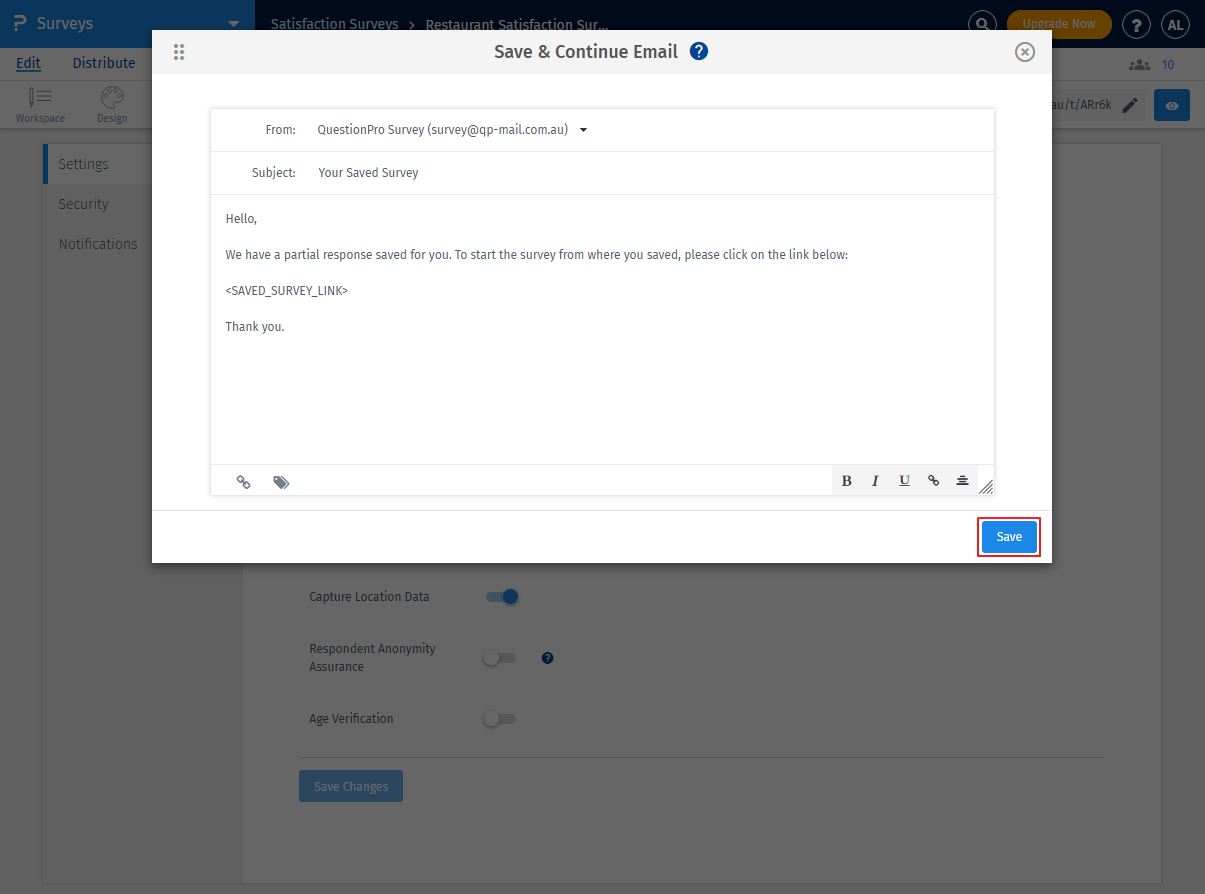 Survey Software Help Image