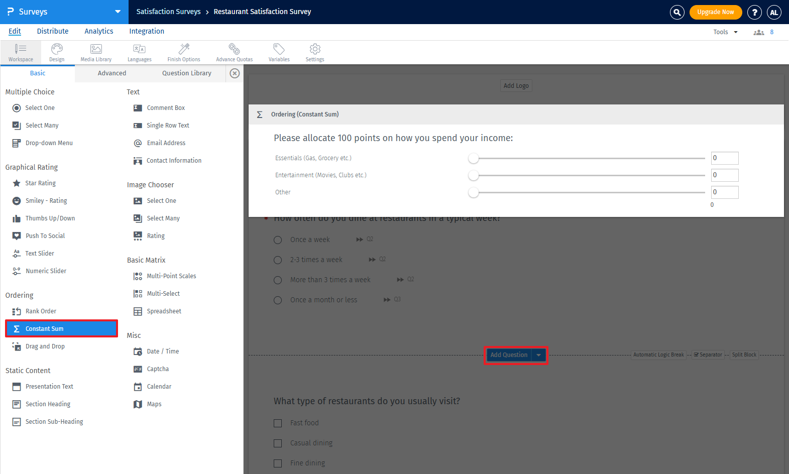 Survey Software Help Image