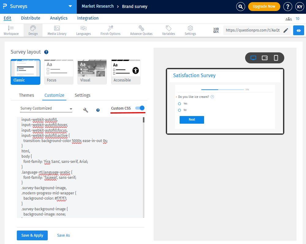 Survey Software Help Image