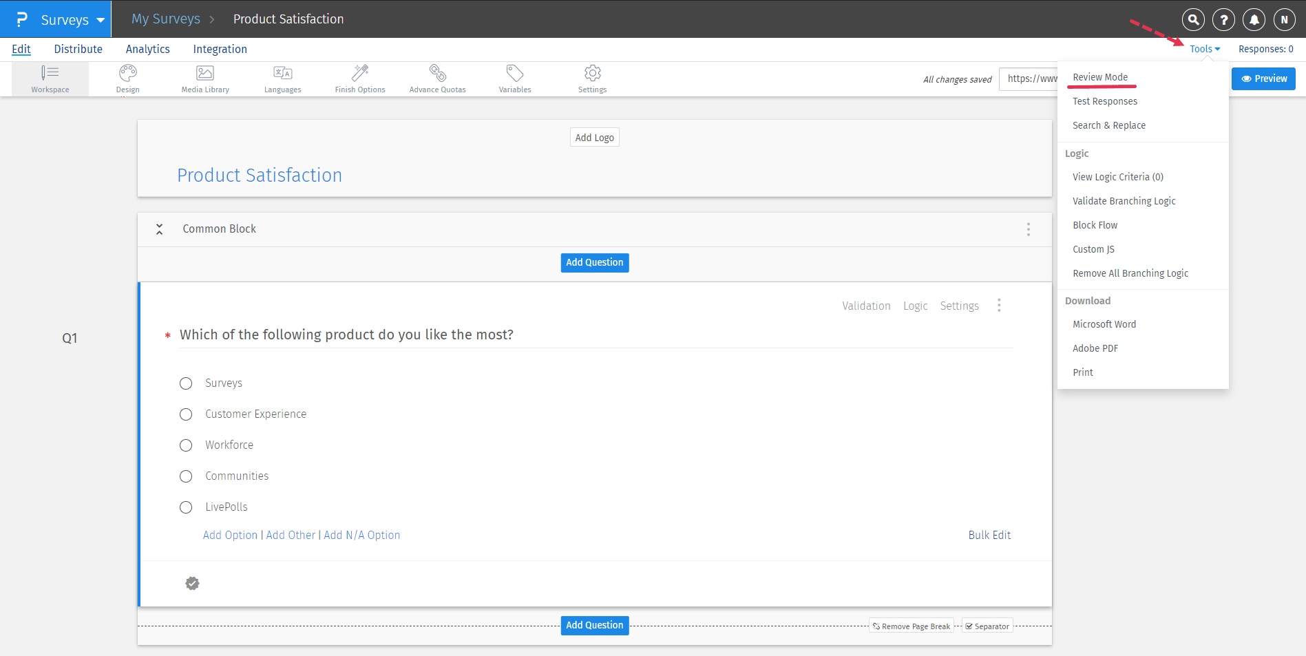 Survey Software Help Image