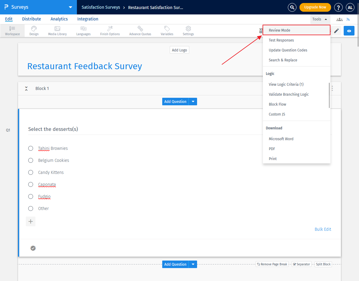 Survey Software Help Image