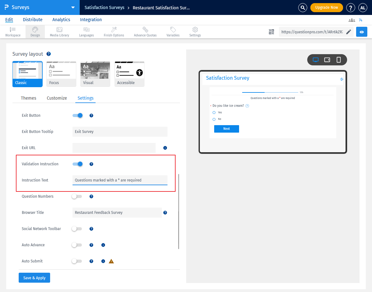 Survey Software Help Image