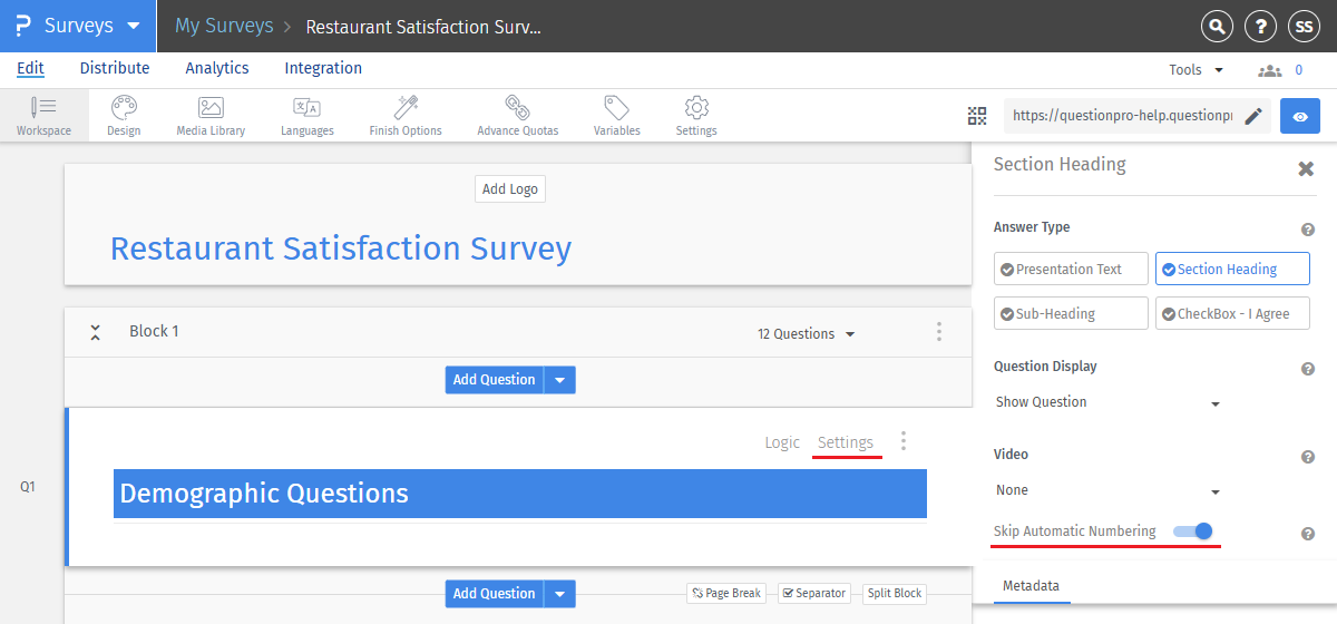 Survey Software Help Image