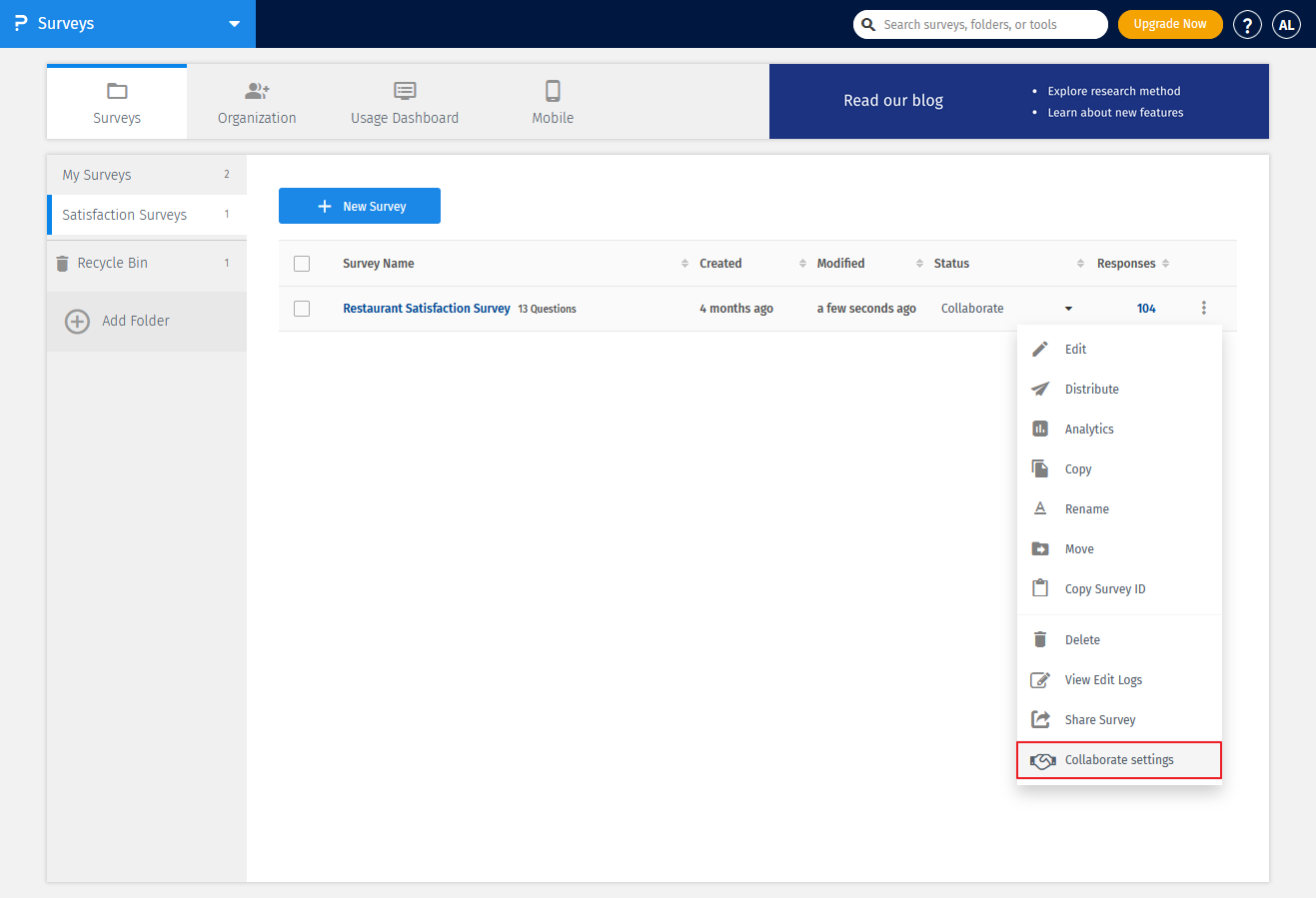 Survey Software Help Image