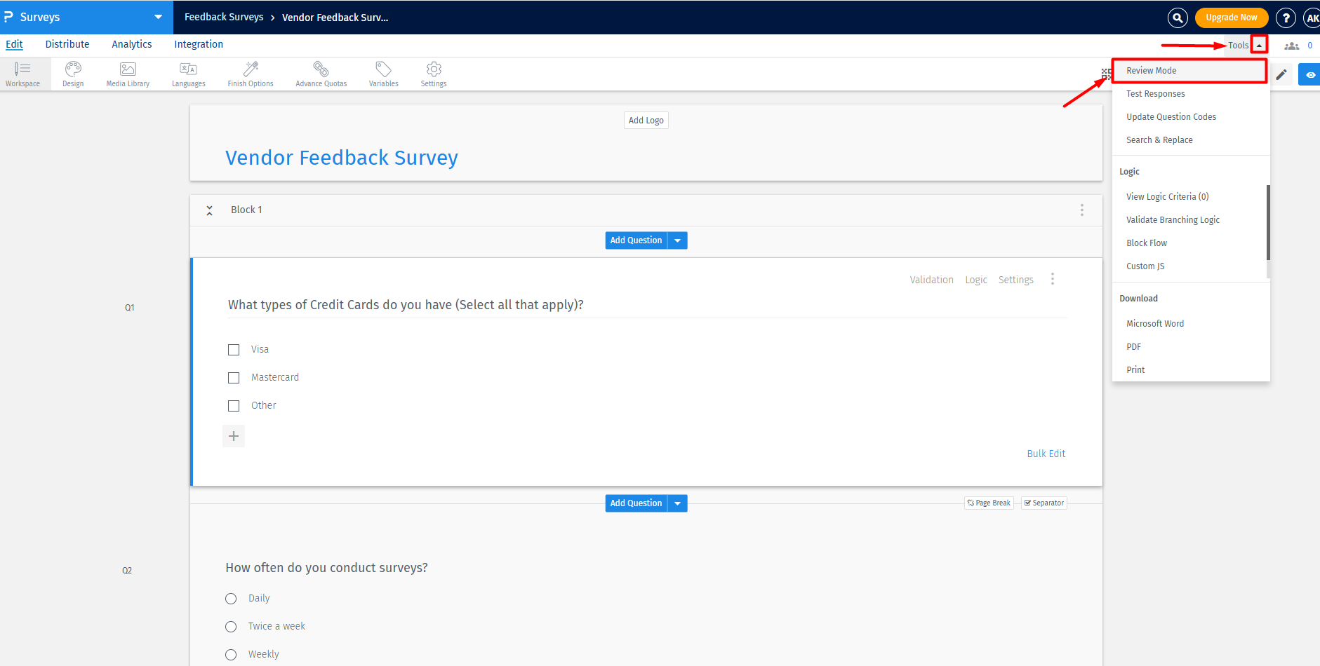 Survey Software Help Image