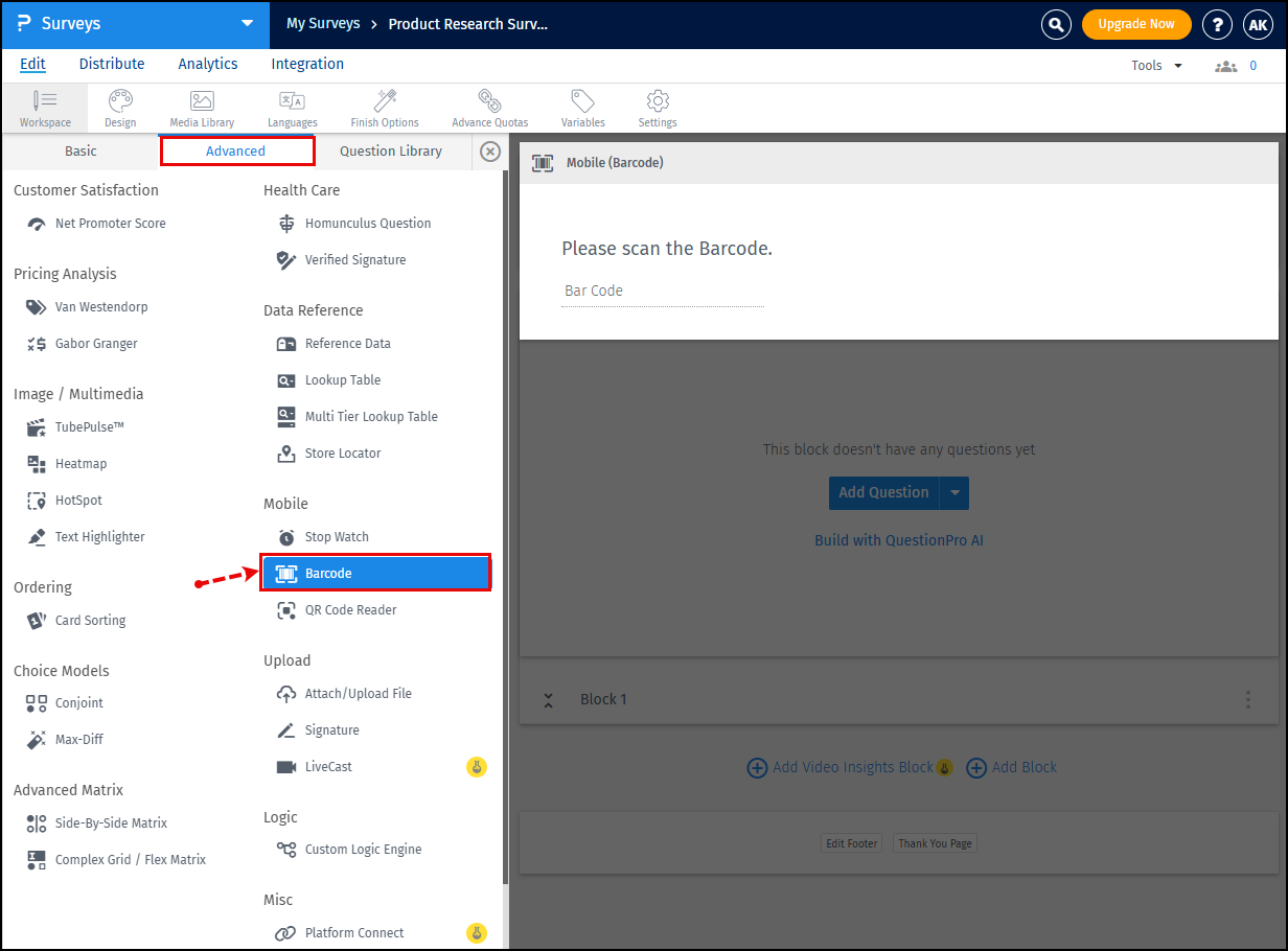 Survey Software Help Image