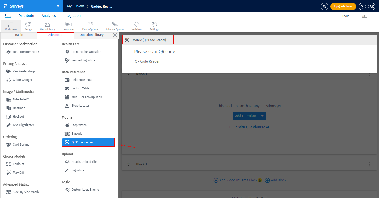 Survey Software Help Image